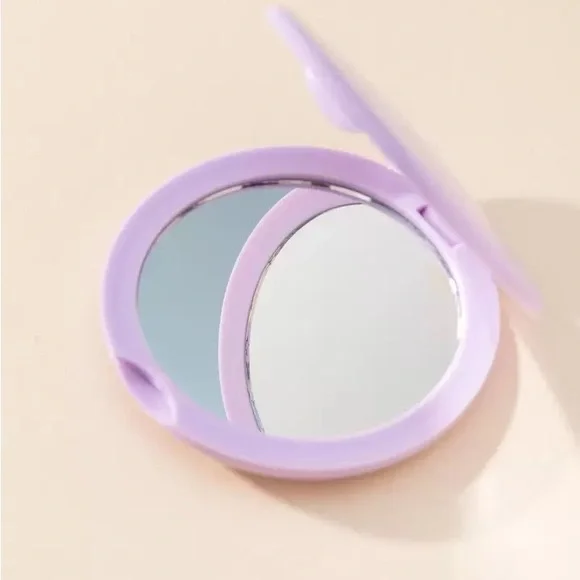 Compact Purple Makeup Mirror - Picture 5 of 5